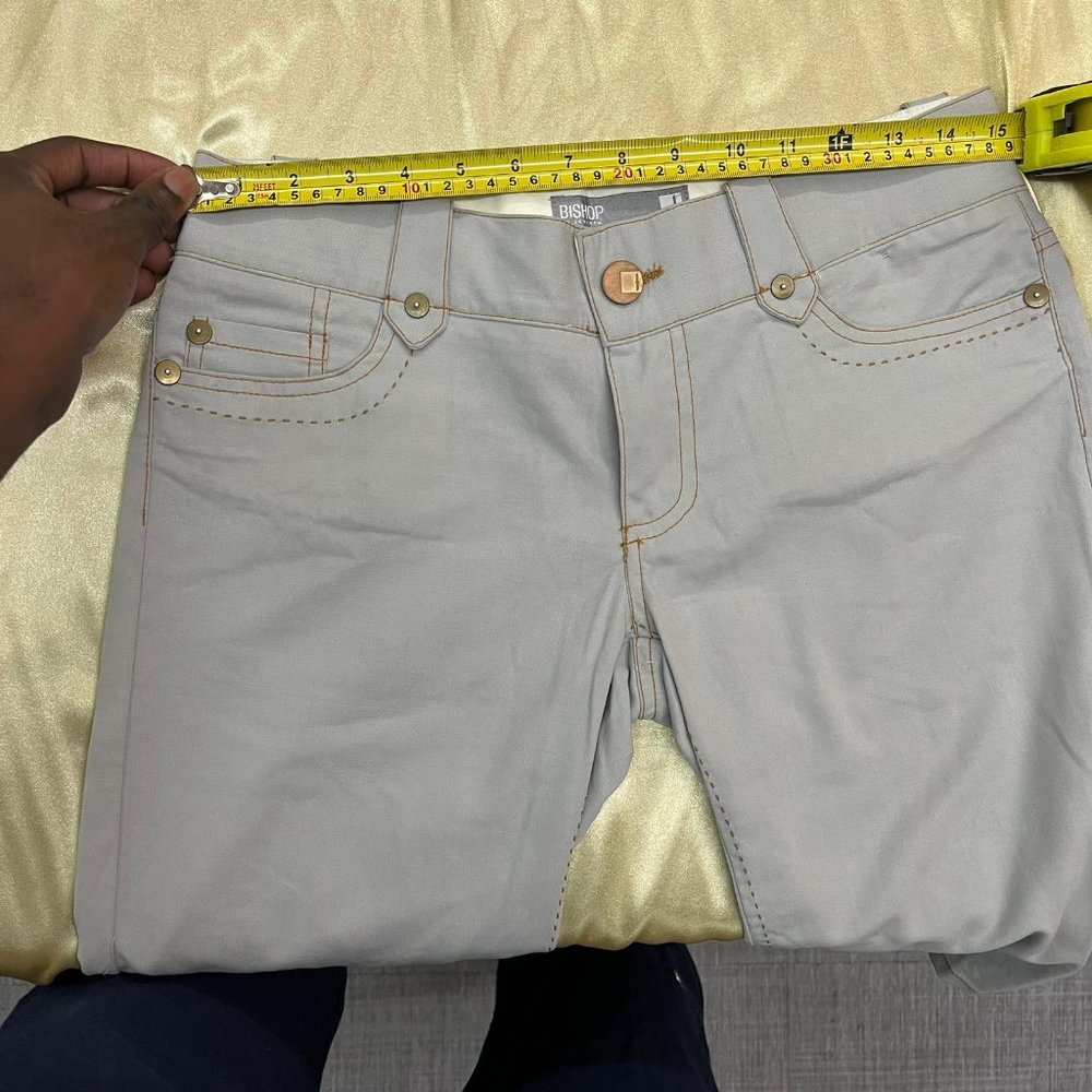 NWOT Bishop of Seventh Flat Front Walking Shorts Light Grey Size 27 - Picture 6 of 7
